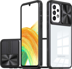 imoshion Hoesje Geschikt voor Samsung Galaxy A23 (5G) Hoesje - imoshion Camslider Backcover - Zwart