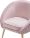 TROMSO - Fauteuil - Roze - Fluweel