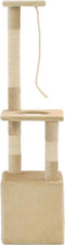 vidaXL - Kattenkrabpaal - met - sisal - krabpalen - 109 - cm - beige