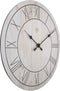nXt - Wandklok - 40 cm - Hout - Wit - 'Paul'
