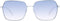 Gant GA8083 6010W Zonnebril - Dames - Zilverkleurig