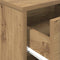 vidaXL - Nachtkastjes - 2 - st - met - lade - 40x34x50 - cm - artisanaal - eikenkleurig