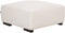 LUNGO - Hoekbank met ottomaan - Wit - Linkerzijde - Corduroy