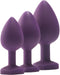 Dream Toys Buttplug FLIRTS ANAL TRAINING KIT GEM STONE Paars