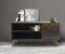 TV meubel kast Stoer dressoir industrieel design 140 cm breed