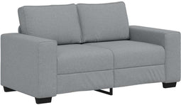 vidaXL - 2-zitsbank - 120 - cm - stof - lichtgrijs