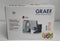 GRAEF - Sliced Kitchen SKS100 - Snijmachine - Gegolfd mes - Zwart/Zilverkleurig