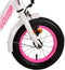 Volare Ashley Kinderfiets - Meisjes - 12 inch - Wit - Twee handremmen
