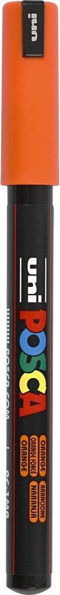 Verfstift posca pc1mr ef donkeroranje