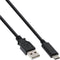 Gembird CCP-USB2-AMCM-10 - USB 2.0 type-A naar USB type-C kabel - 300 cm - Zwart