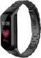 imoshion Bandje met Horlogeband inkorter - Geschikt voor Samsung Galaxy Fit - imoshion Stalen band zonder installatiehulp - Zwart