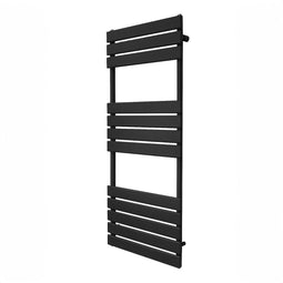 Platte Paneel Handdoekradiator - 1200mm x 450mm - 1892 BTU - Zwart