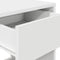 vidaXL - Nachtkastje - met - lade - 35x34x66,5 - cm - wit