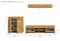 Furnilux Jam - Woonkamercombinatie - Tijdloos en praktisch - Bruin - 35x255x159cm