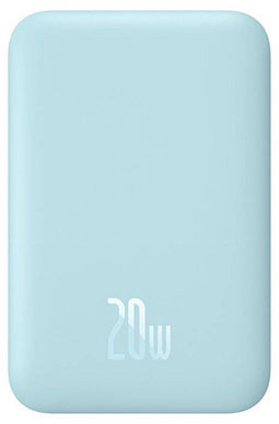 Baseus Mini 6.000 mAh - Powerbank - Draadloos opladen 15W - Blauw
