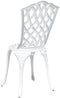 vidaXL - Tuinstoelen - 2 - stuks - Witte - Gietaluminium
