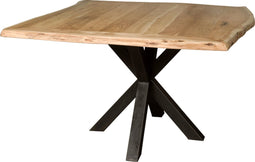 TOFF Soria Tree-trunk square dining table 130x130 - top 4