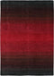 Panorama Black Red Vloerkleed - 80x300 - Rechthoek - Laagpolig Tapijt - Modern - Rood, Zwart