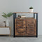 Wandkast dressoir industrieel vintage Stoer design - boekenkast opbergkast metaal hout