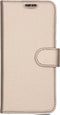 Accezz Hoesje Geschikt voor Samsung Galaxy S21 Hoesje Met Pasjeshouder - Accezz Wallet Softcase Bookcase - goud