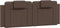 vidaXL - Hoofdbordkussen - 140 - cm - kunstleer - bruin
