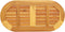vidaXL - Tafelblad - 80x40x2,2 - cm - Ovaal - Massief - Acaciahout