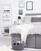 SENATOR - Boxspringbed - Grijs - 180 x 200 cm - Polyester