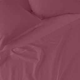 Verstelbaar onderlaken HappyFriday BASIC Magenta 160 x 200 x 32 cm