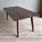 Old Inn - Eetkamertafel Mango walnoot met houten poot 240x100 cm