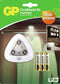 GP Led lamp pushlight inclusief 3 aaa batterijen