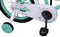 AMIGO Magic Meisjesfiets - Kinderfiets 16 inch - Met Terugtraprem en Zijwieltjes - Turquoise