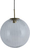 Light & Living Magdala - Hanglamp - Glas Ø40cm - Modern - Grijs