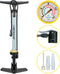 Dunlop Fietspomp met Drukmeter - Fiets Pomp voor Dunlop, Schrader en Frans Ventiel - Staande Pomp Incl. Adaptoren voor Waterspeelgoed en Ballen