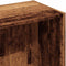 vidaXL - Boekenkast - 50x25x80 - cm - bewerkt - hout - oud - houtkleurig