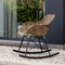 WOOOD Minka Schommelstoel - Rattan - Naturel - 76x56x76