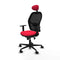 Jorquera Piqueras y Crespo 1D036N1 - Bureaustoel met hoofdsteun - Verstelbare hoogte - Rood