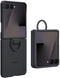 Samsung Galaxy Z Flip 7 - Ring Case - Siliconen - Zwart