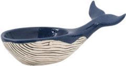 BLAUWE WALVIS SERVEERSCHAAL KERAMIEK 31CM - BATELA