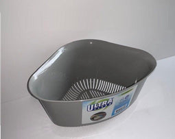 Gootsteenbakje kunststof grijs