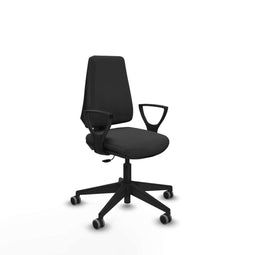 Piqueras y Crespo Elche BFN066G - Bureaustoel - Verstelbare hoogte draaiend - Donker grijs