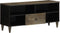 vidaXL - Tv-meubel - 100x33x46 - cm - massief - mangohout - zwart