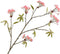Silk-ka Kunstbloem-Zijden Bloem Esdoorn Tak Roze 110 cm