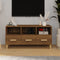 vidaXL - Tv-meubel - 102x36x50 - cm - bewerkt - hout - bruin - eikenkleur