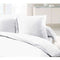 LOVELY HOME Set van 2 kussenslopen 100% katoen 63x63 cm wit