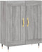 vidaXL - Dressoir - 69,5x34x90 - cm - bewerkt - hout - grijs - sonoma - eikenkleurig