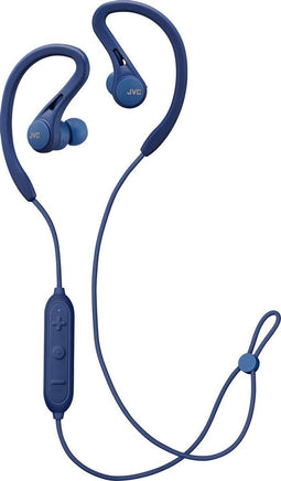 JVC HA-EC25W-A - Draadloze Sport Hoofdtelefoon - Bluetooth 5.0 - Zweetbestendig IPX2 - Blauw