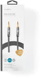 Nedis CATB22000GY50 - Stereo audiokabel 3,5mm - 500cm - Grijs