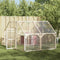 vidaXL - Plantenafdekking - met - zeilringen - 2x5 - m - PVC