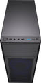 Gembird Fornax M100B - Midi Tower PC ATX - Gehard glas zijpaneel - Zwart