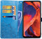 iMoshion Hoesje Geschikt voor Oppo A73 (5G) Hoesje Met Pasjeshouder - iMoshion Mandala Bookcase - Turquoise